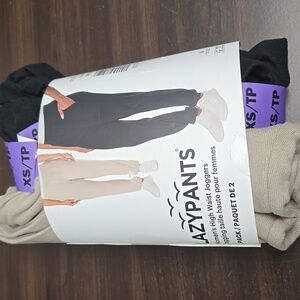Lazypants Size XS 2 Pack of High Waist Joggers